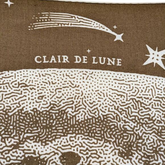 Hermes Carre 140 Carre Geant Cles De Lune Moonlight Pegasus Large Scarf Brown - Picture 3 of 9